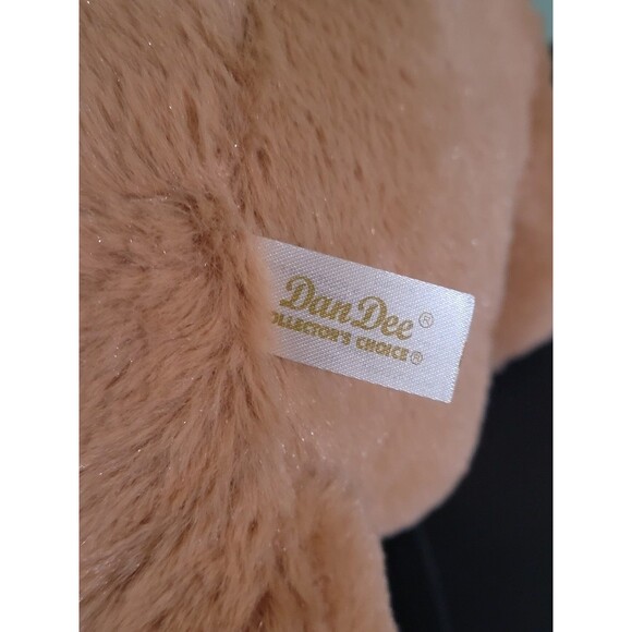 Holiday time 16" moose with plaid designed scarf, antlers, and feet soft toy - Picture 6 of 6